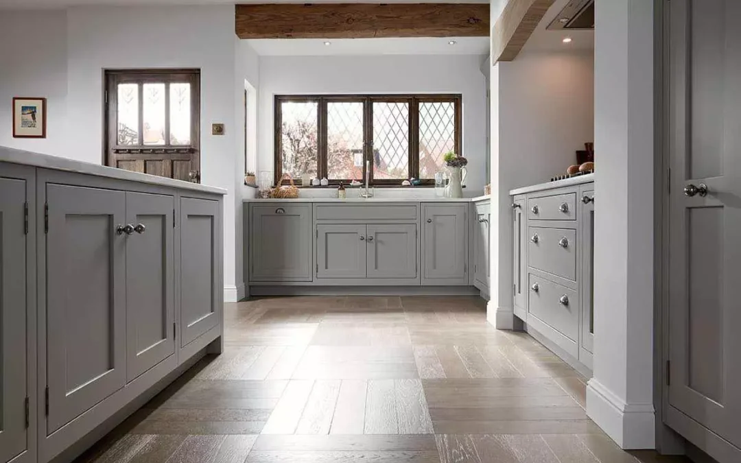1909 Grey In Frame Shaker Kitchen.
