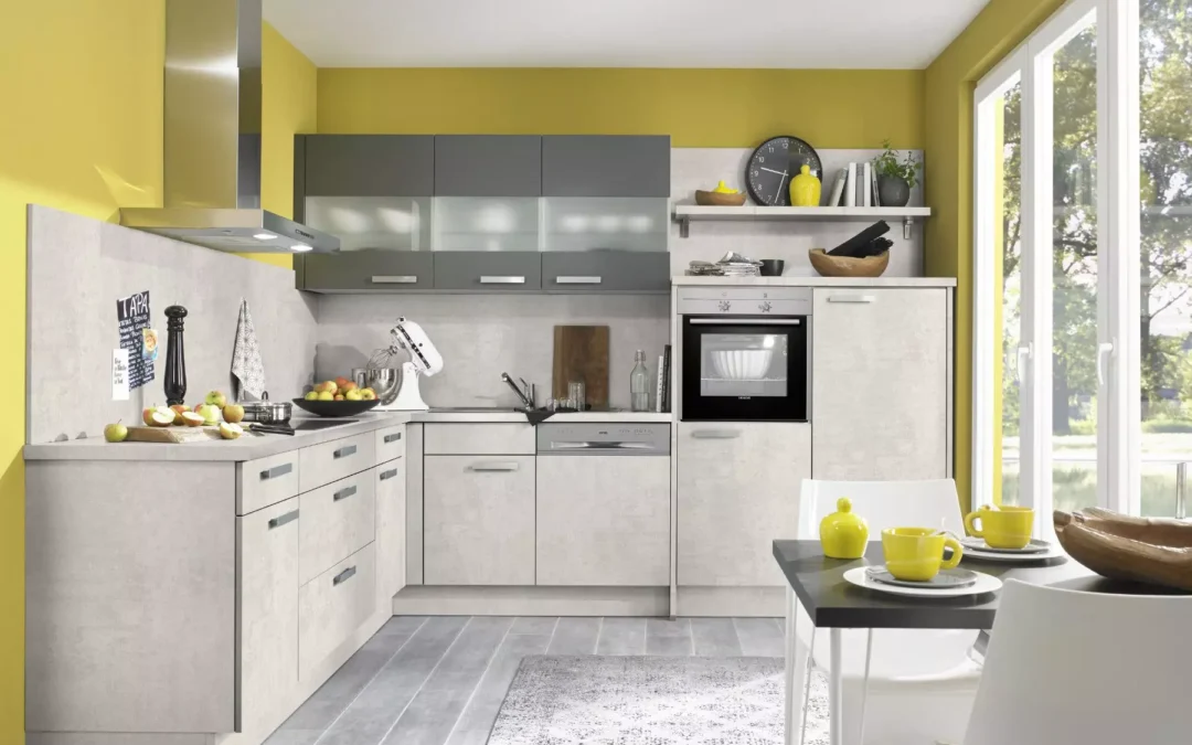 Bauformat Berger Concrete L Shaped Kitchen.