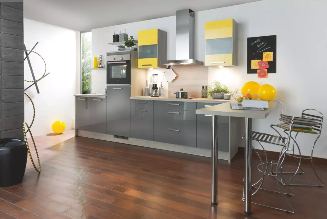 Bauformat Berger Grey Gloss Kitchen.