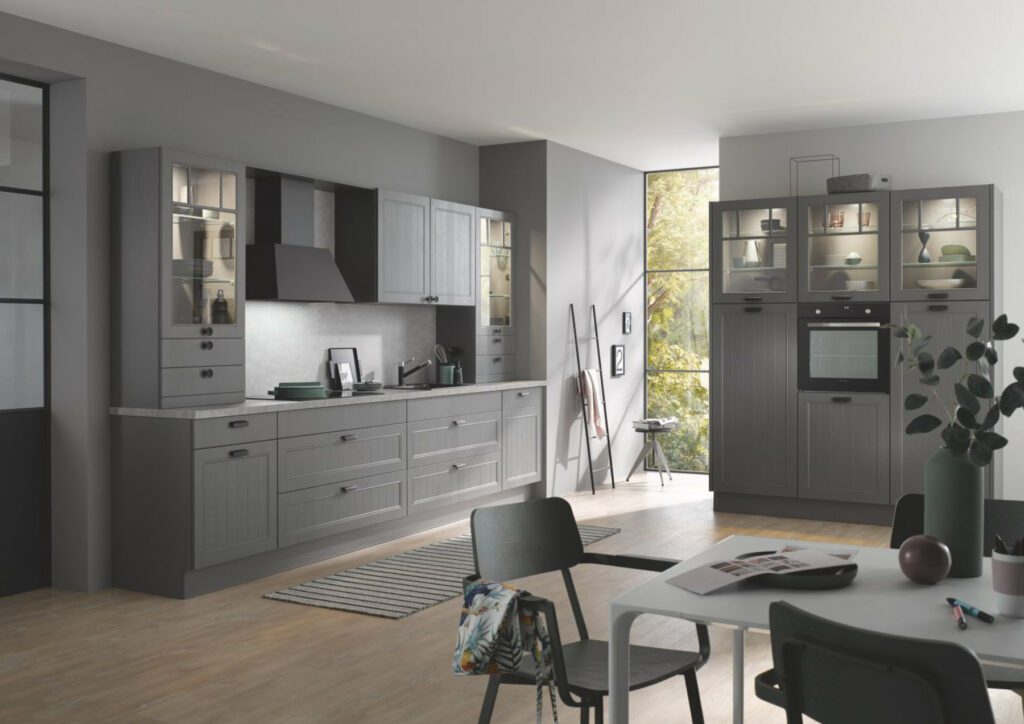 Bauformat-Berger-Grey-Shaker-Open-Plan-Kitchen-1-1024x724 Bauformat Berger Grey Shaker Open Plan Kitchen 1 | Cotswood Kitchens, Blockley