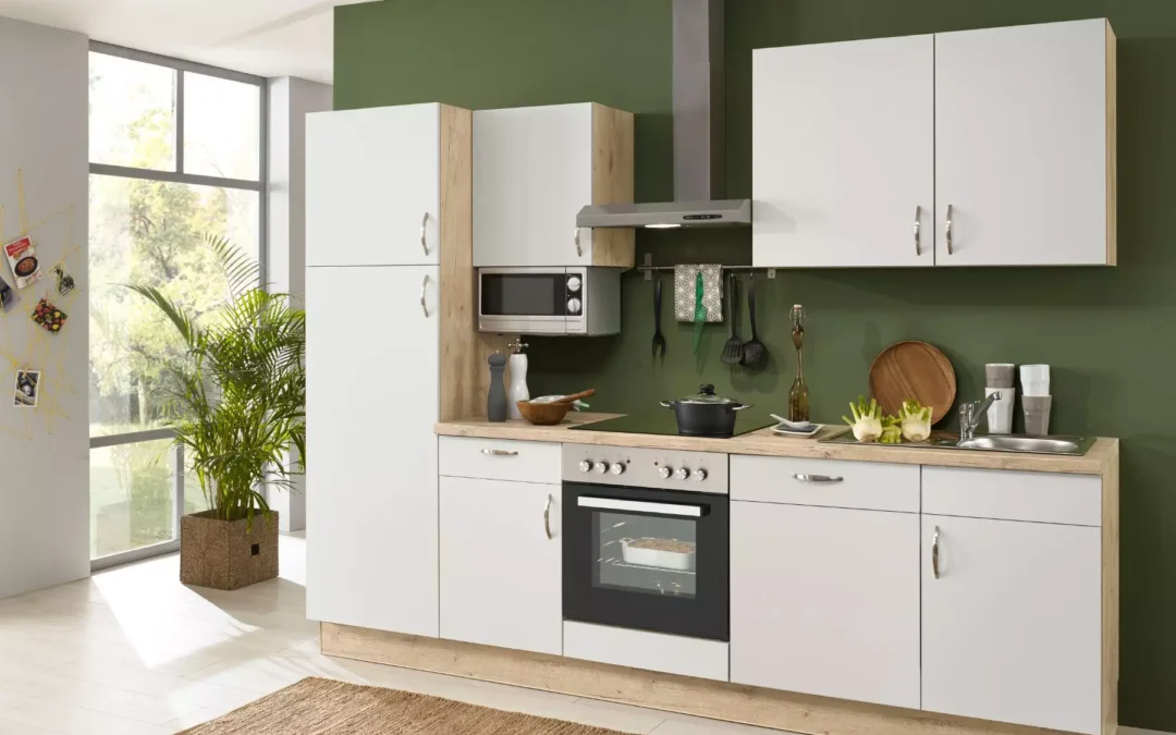 Bauformat Berger Matt White Compact Kitchen.