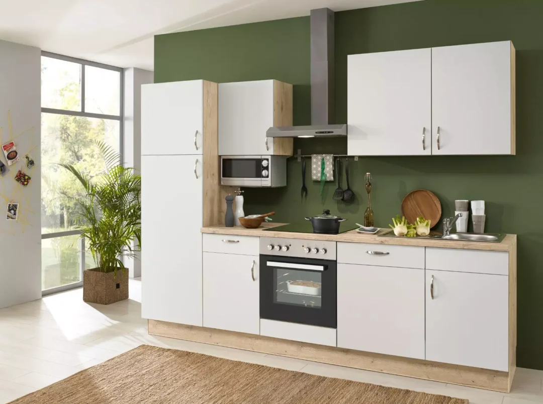 Bauformat Berger Matt White Compact Kitchen.