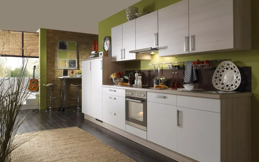 Bauformat Berger White Matt + Wood Kitchen