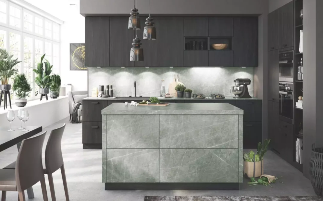 Bauformat Grey Ceramic Compact Kitchen.