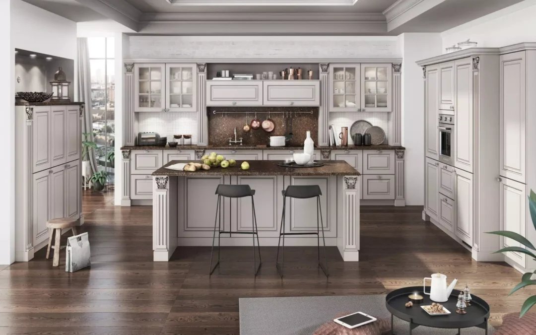 Bauformat Grey Shaker Kitchen With Island 1.
