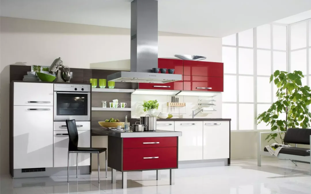 Bauformat High Gloss Vibrant Kitchen.