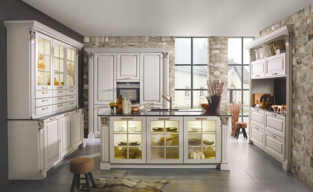 Bauformat Light Shaker Kitchen With Island.