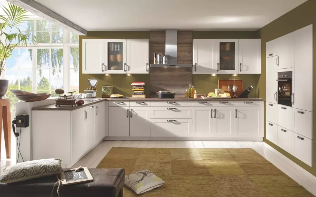 Bauformat Light Shaker U Shaped Kitchen.