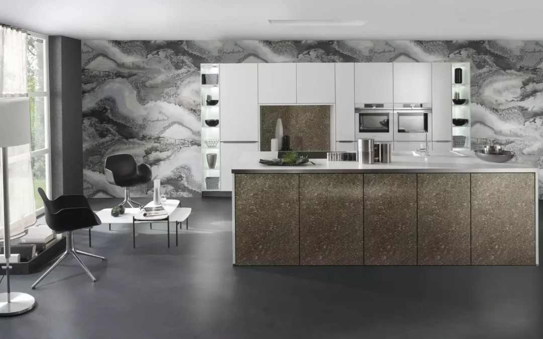 Bauformat Matt Kitchen With Ceramic Island.
