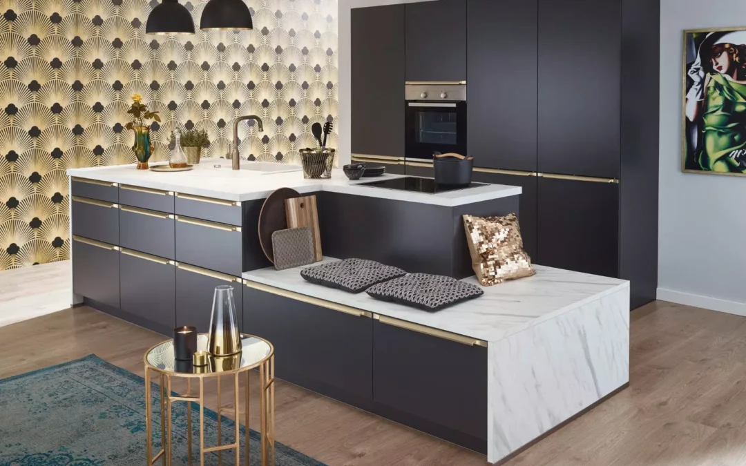 Bauformat Modern Matt Kitchen With Island.