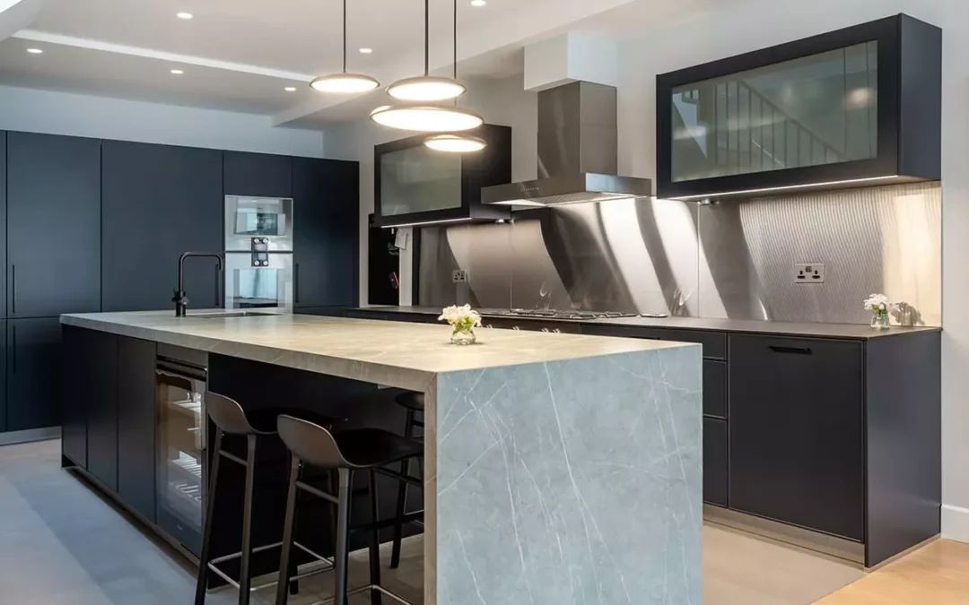 Dekton Vera With Stainless Steel.