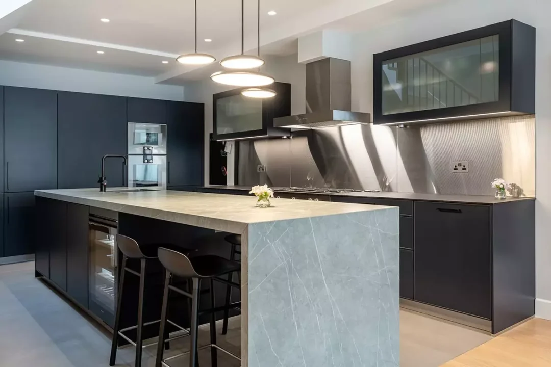 Dekton Vera With Stainless Steel.
