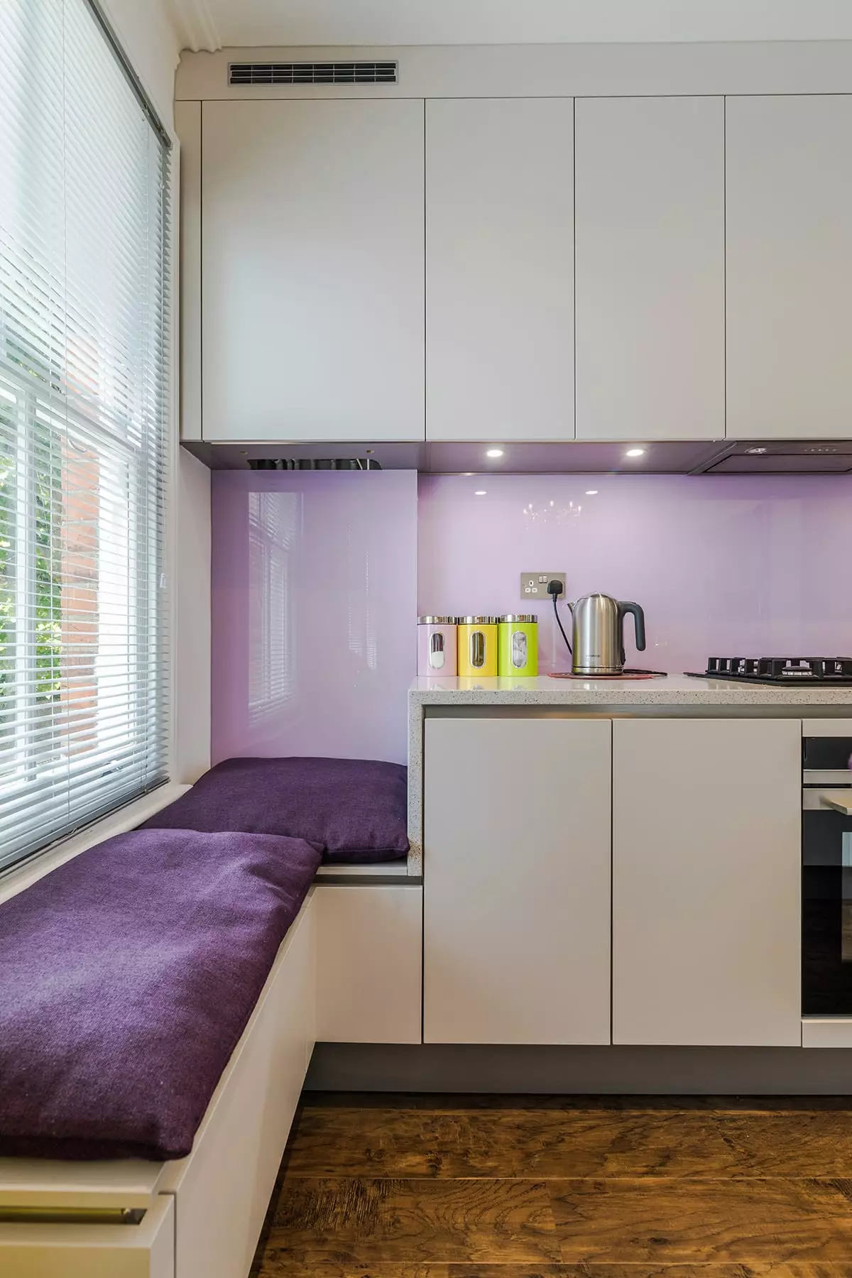 Funky Violet Splashback.