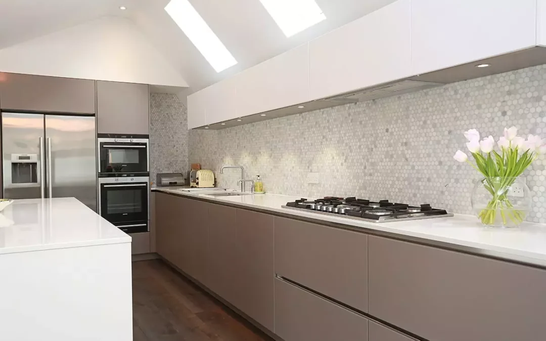 Mosaic Tiled Splashback.