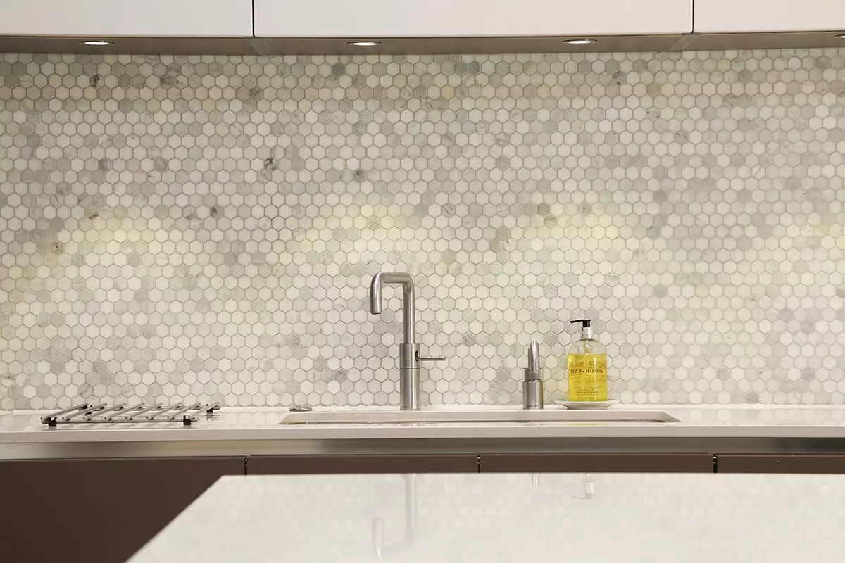 Mosaic Kitchen Splashback.