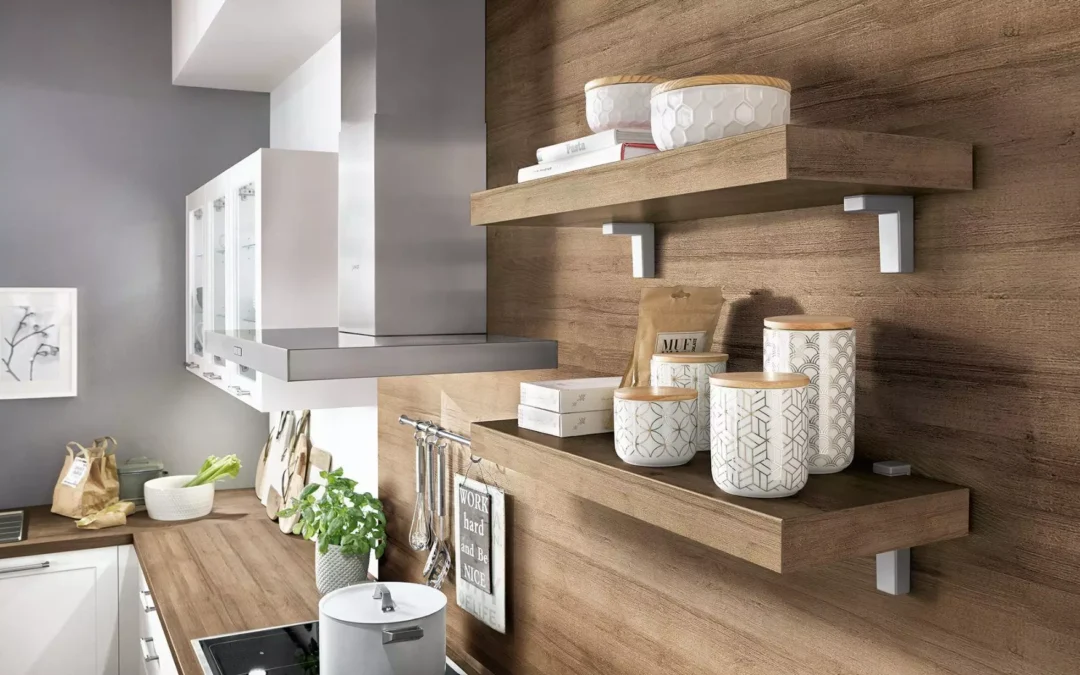 Nobilia Open Shelving.